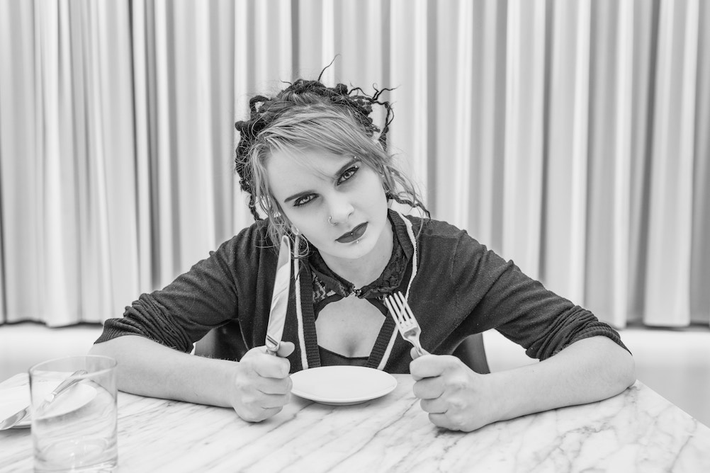 Writing Prompts: Angry Girl With Cutlery