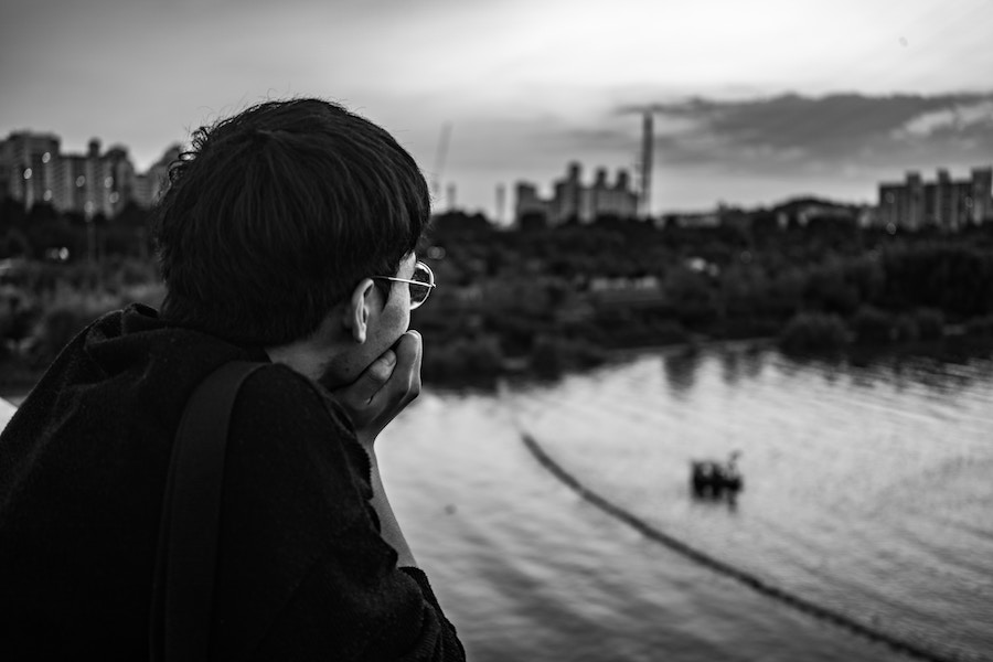 Guy thinking