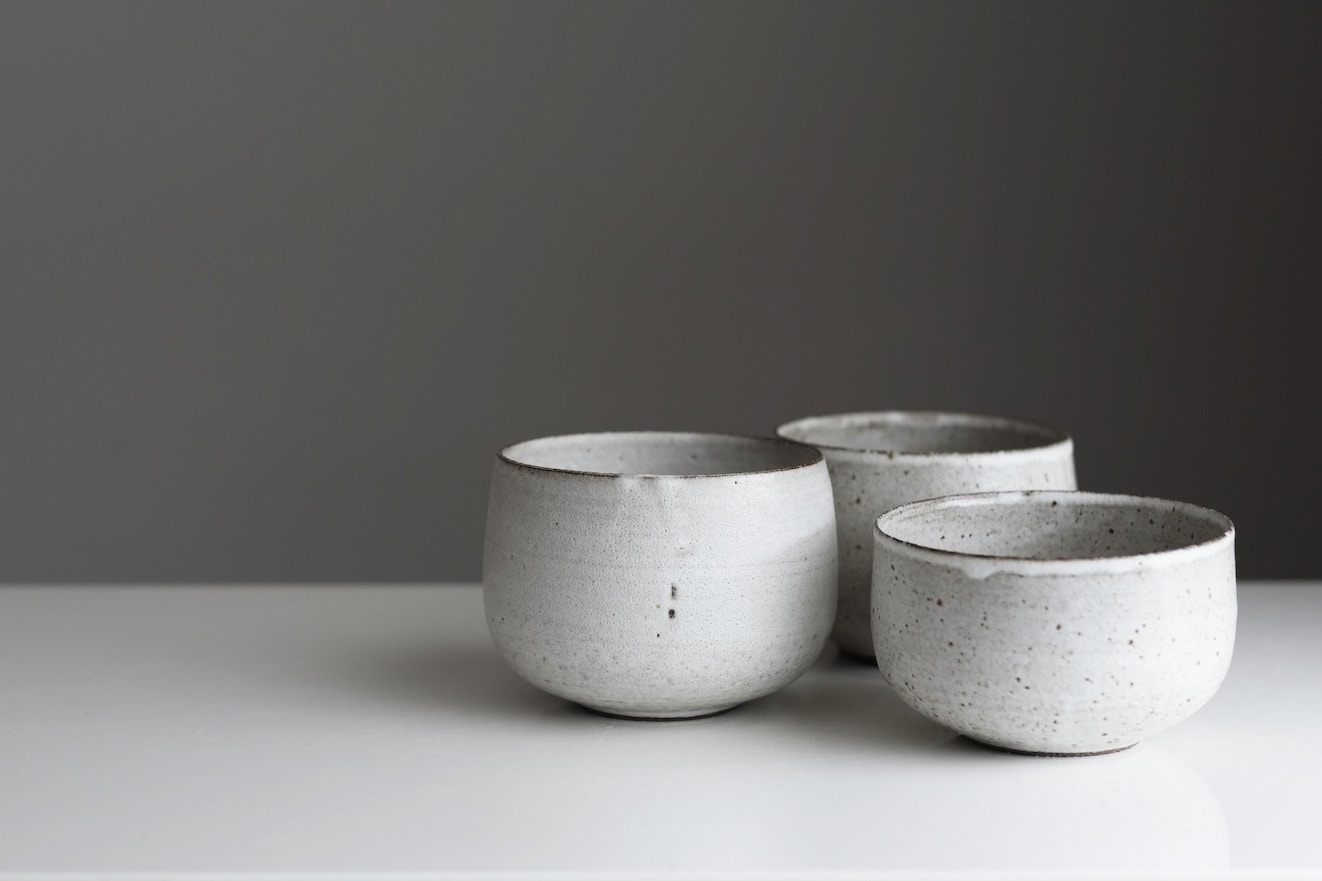 Imperfect clay cups