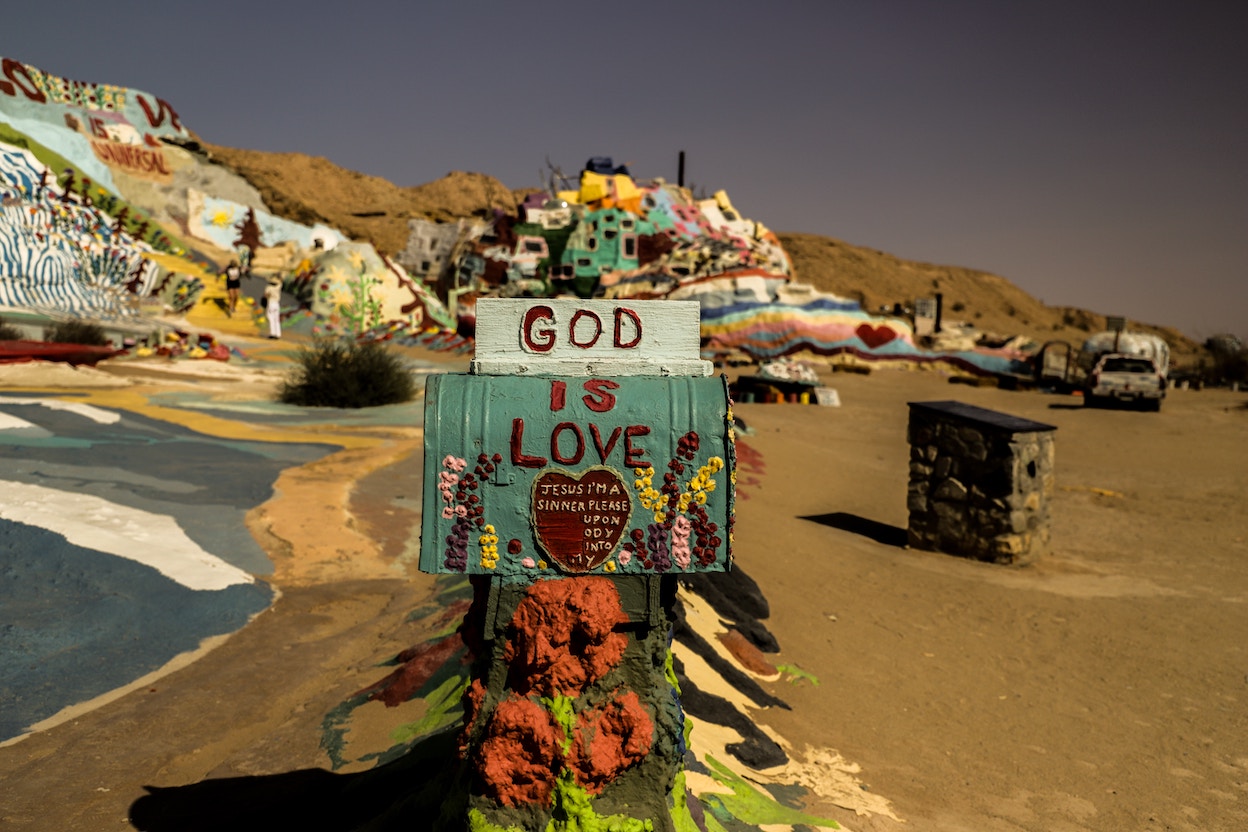 God is love sign