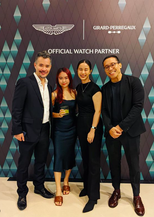 Stu and the Augustman team at an Aston Martin X Girard-Perregaux event